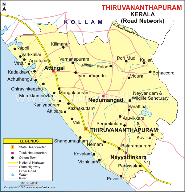 Thiruvananthapuram District Information - Trivandrum District ...