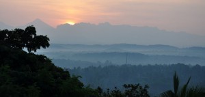 Sunrise from Parai Kovil, Thirivananthapuram