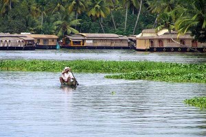 Canoeing in Kerala