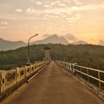 Bridge over Parambikulam Dam