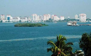 Marine Drive in Cochin Kerala